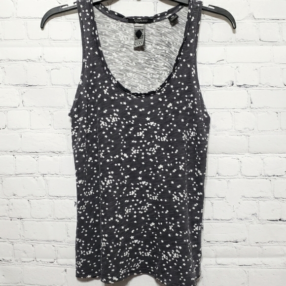 Scotch & Soda Tops - Scotch & Soda Gray & White Tank S